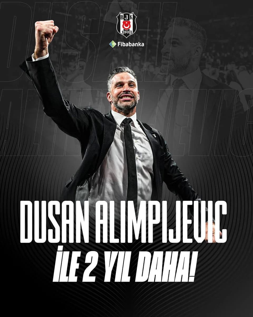 Beşiktaş Erkek Basketbol Takımı Koçu Dusan Alimpijevic ile Sözleşme Uzatıldı