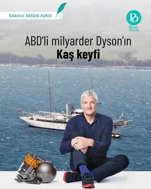 Dyson'ın 70 Milyon Dolarlık Yatıyla Kaş'a Demirlemesi