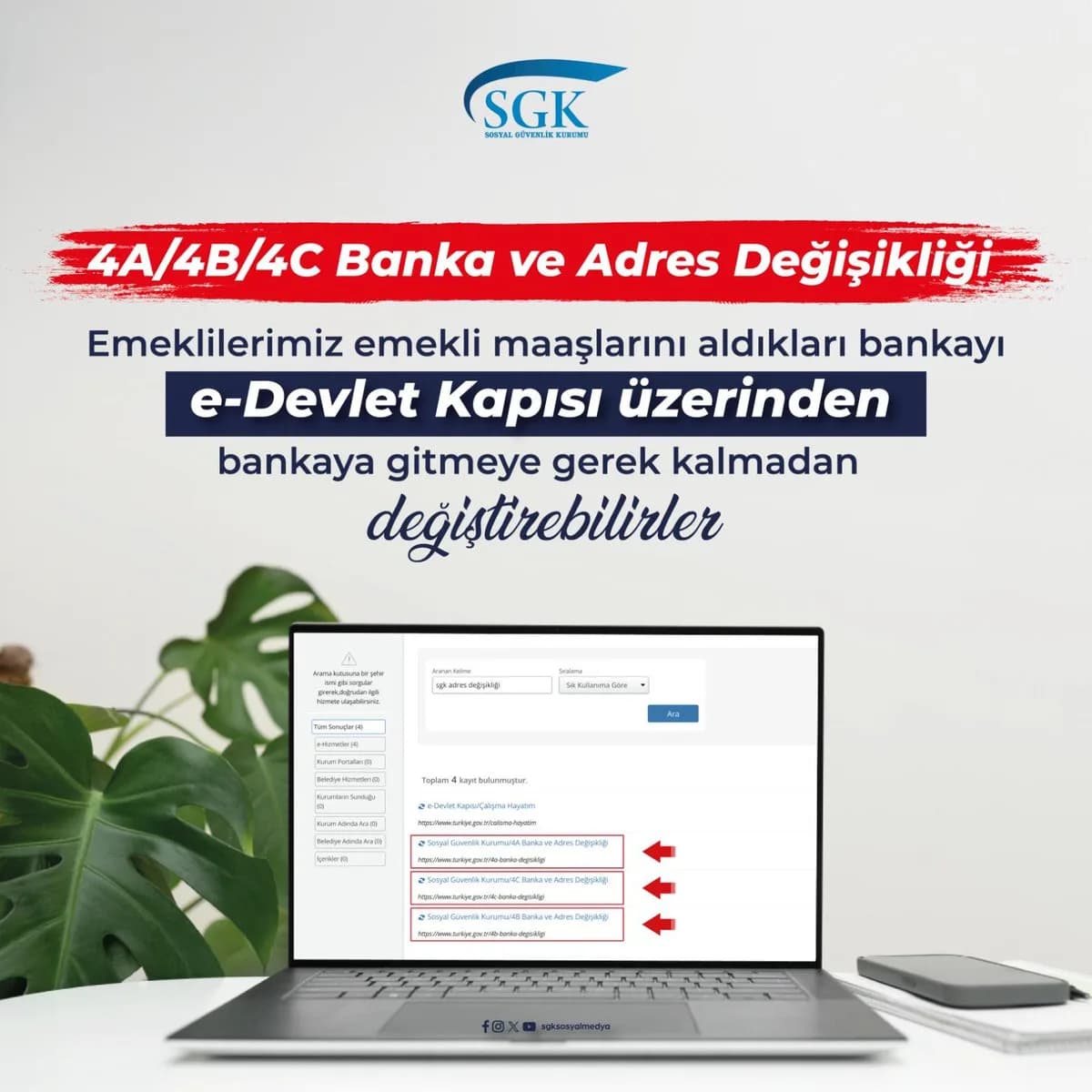Emekli Maaşı Banka Değişikliği e-Devlet'te Nasıl yapılır?