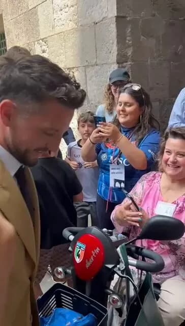 Dries Mertens Napoli'de Fahri Vatandaşlık Törenine Katıldı