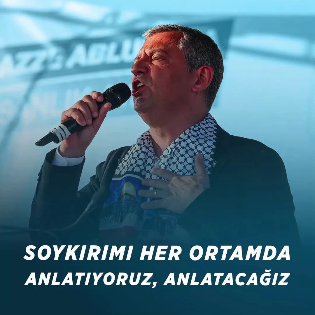 CHP'den Filistin Desteği: "Çizgimiz Deniz Gezmiş ve Ecevit'in Mirasıyla Birlikte"