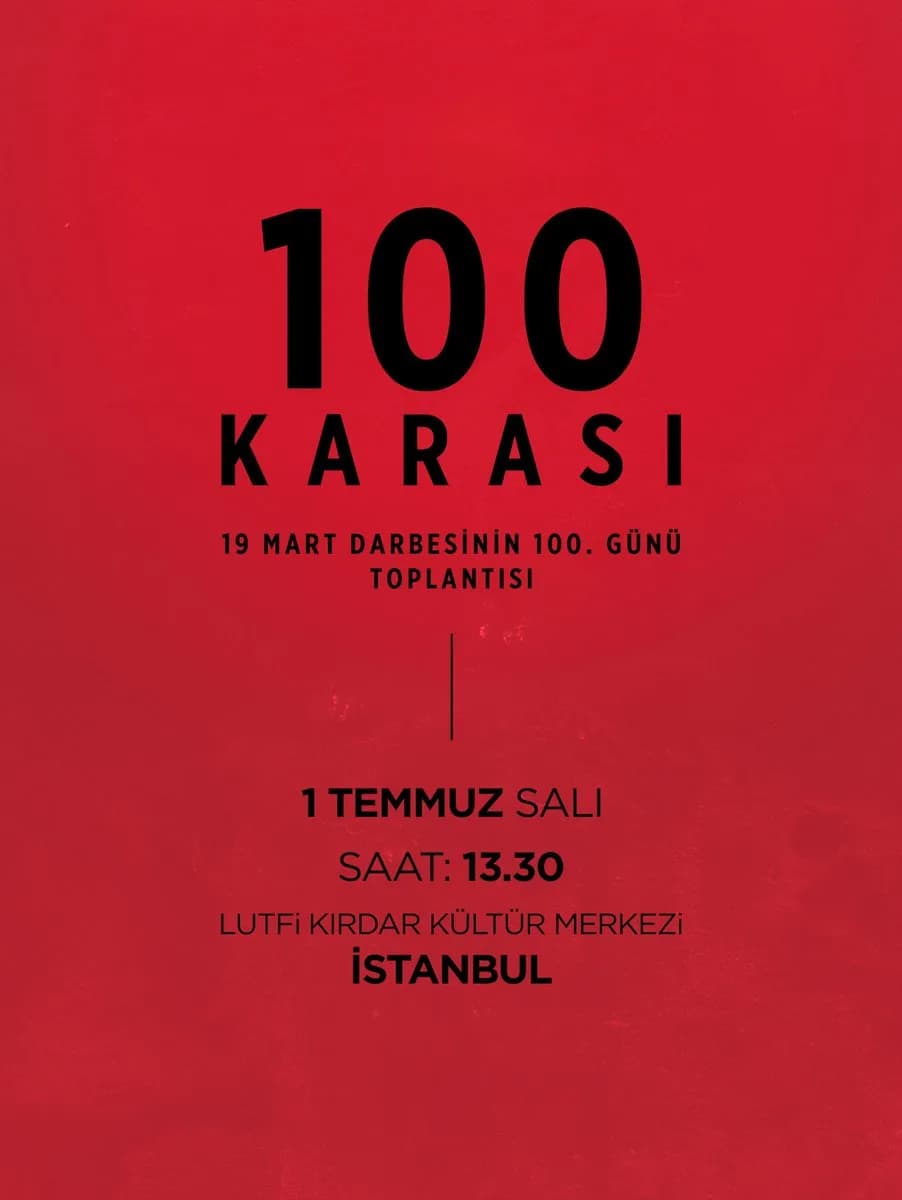 CHP Genel Başkanı Özgür Özel, "100 Karası" Toplantısı ile Demokrasi ve Adalet Vurgusu Yaptı
