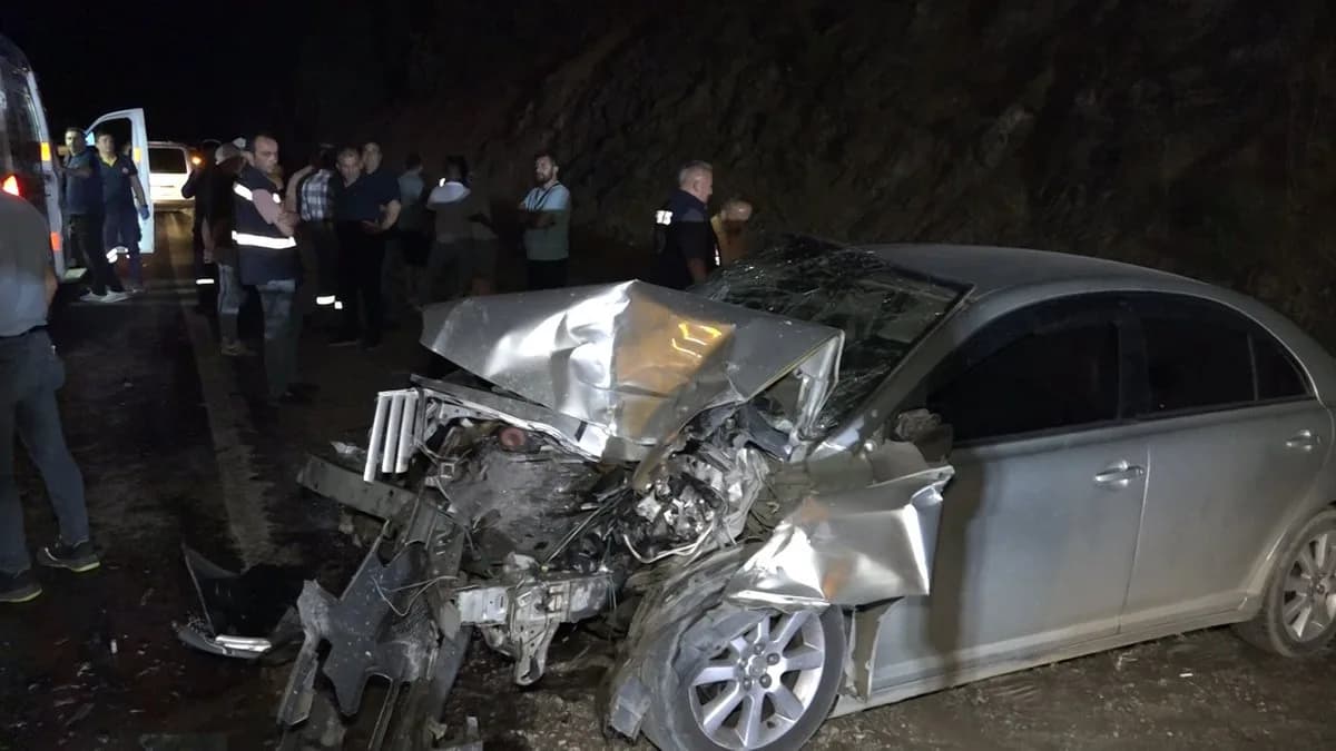 Bursa Orman Yangınına Destek Yola Çıkan Baba Oğul Kaza Geçirdi