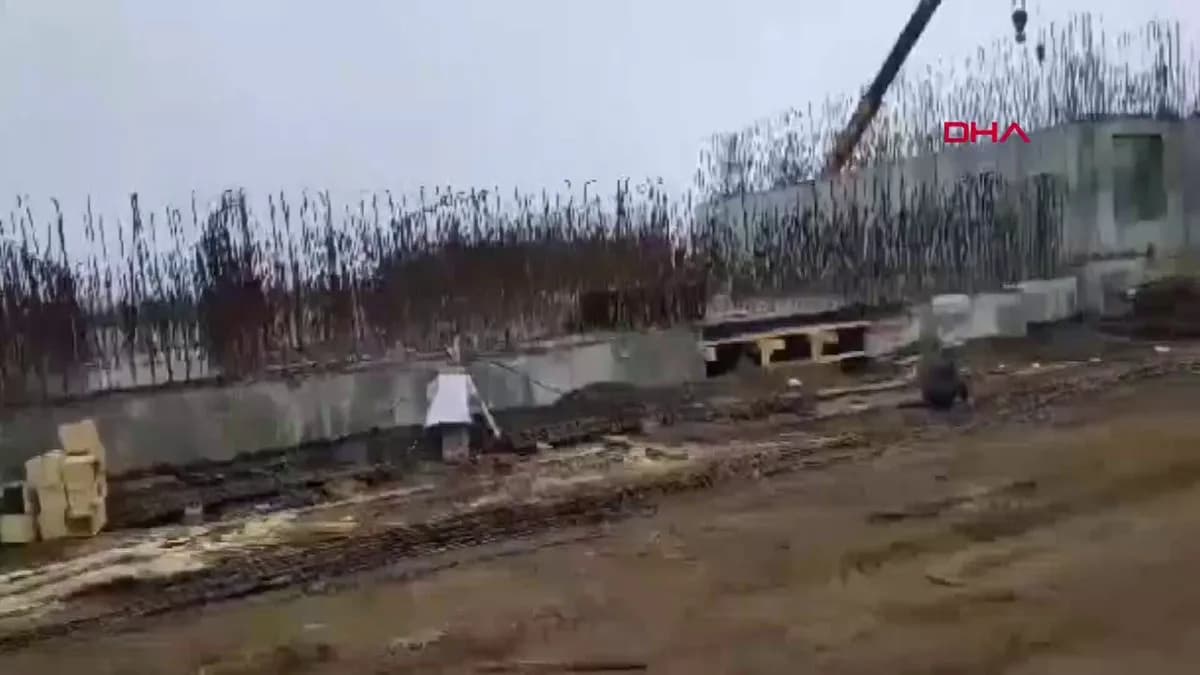 Rusya'da Şiddetli Deprem Anı: Türk İşçiler Görüntüledi