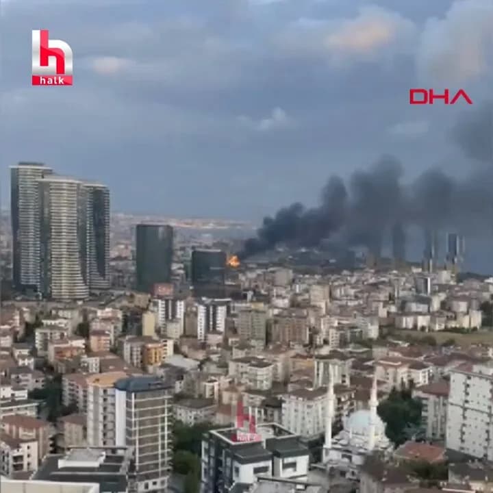 Kartal'da Film Platosunda Yangın: Hasar ve Çalışmalar Devam Ediyor