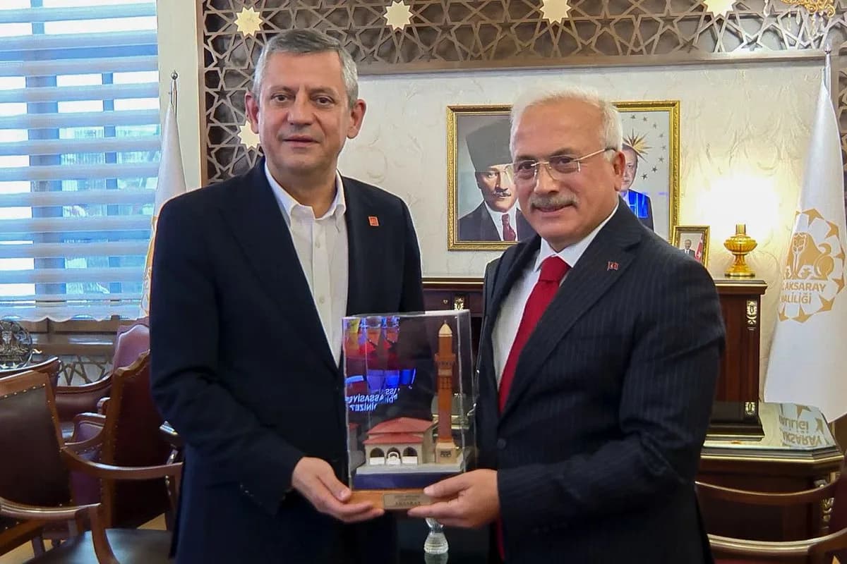 CHP Genel Başkanı Özgür Özel, Aksaray Ziyaretiyle Seçim Kampanyasına Hız Veriyor
