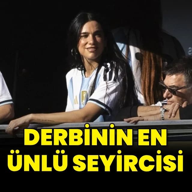 Dua Lipa, Futbolun Kalbinde Maç Seyretti