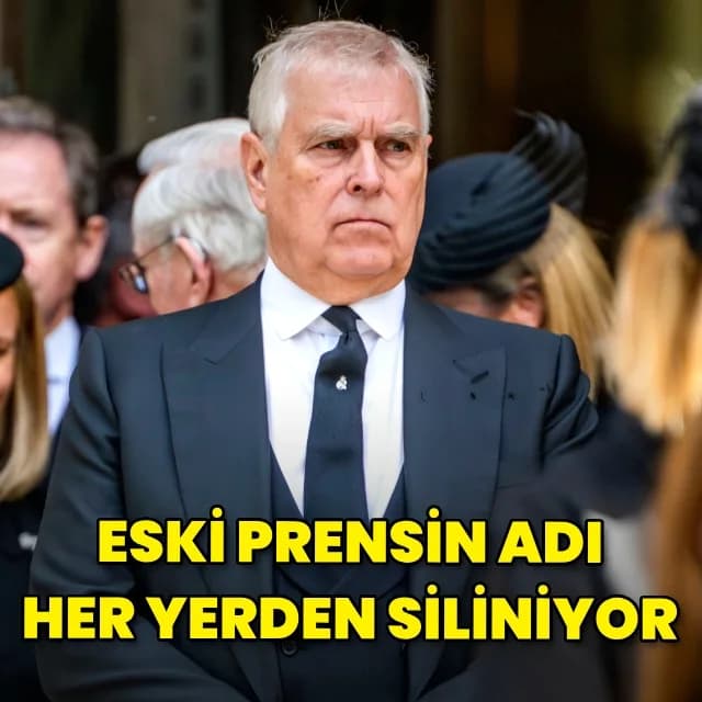 Prens Andrew'ın İsmi ve Ünvanları Resmi Olarak Siliniyor