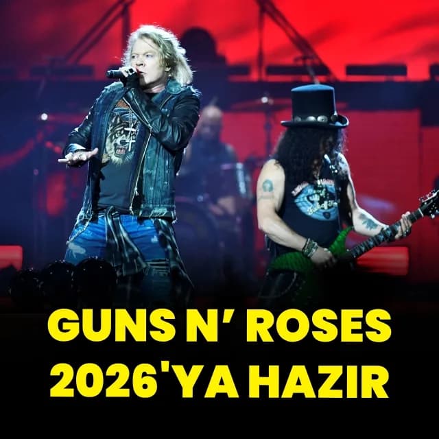 Guns N' Roses 2026'da Yeni Turnesine Çıkıyor