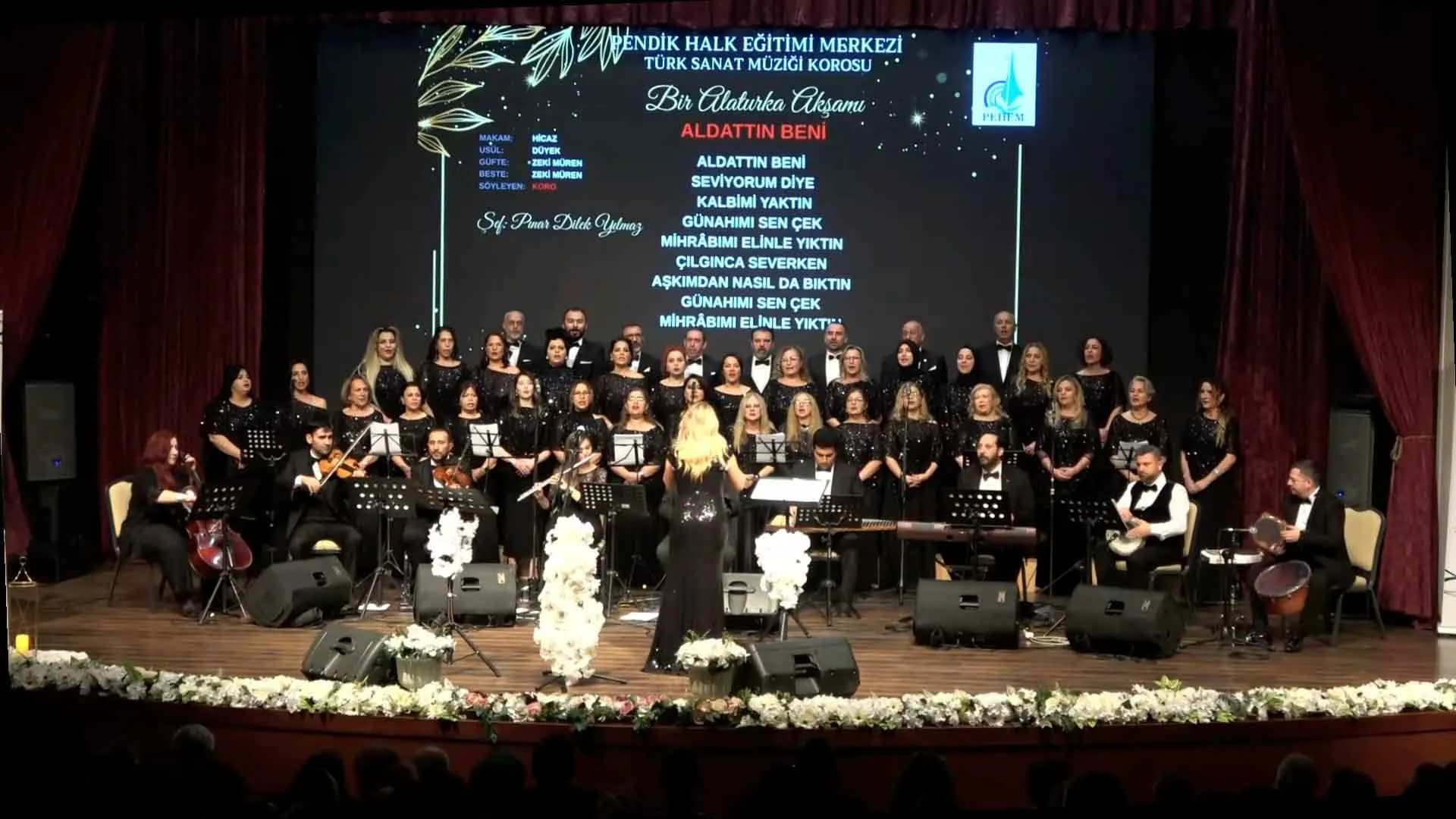 Pendik’te “Bir Alaturka Akşamı” Türk Sanat Müziği Konseri Büyük Beğeni Topladı
