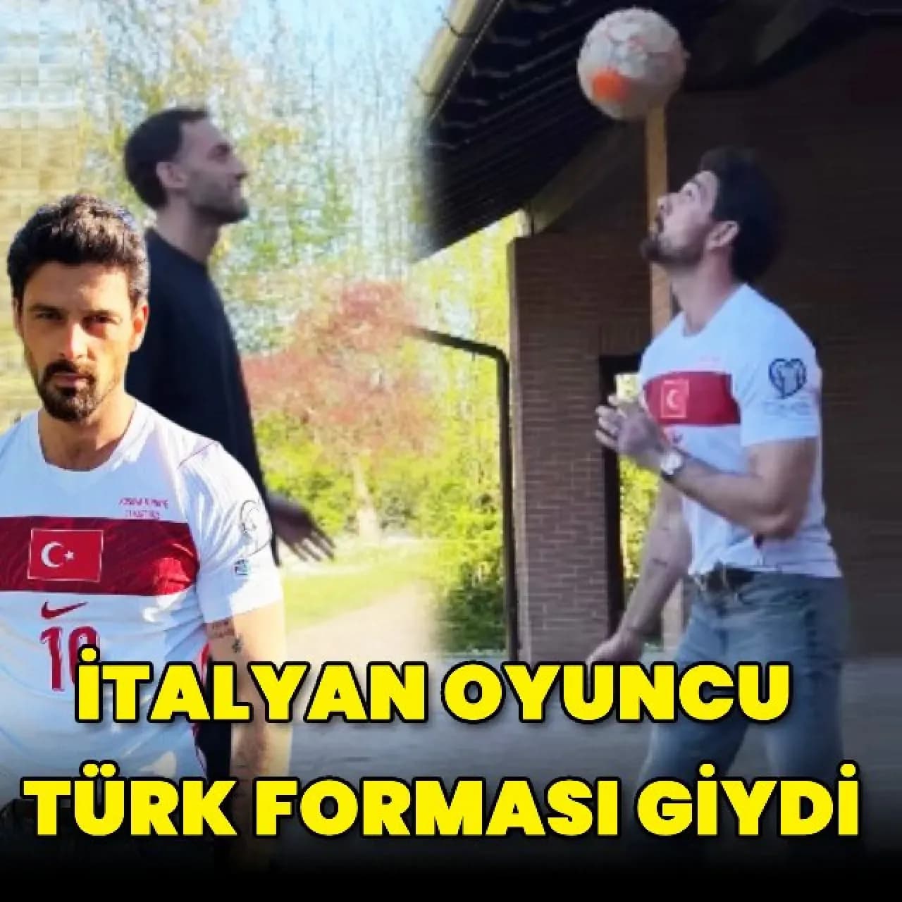Michele Morrone Türk Milli Forması Giyerek Hayranlarını Şaşırttı