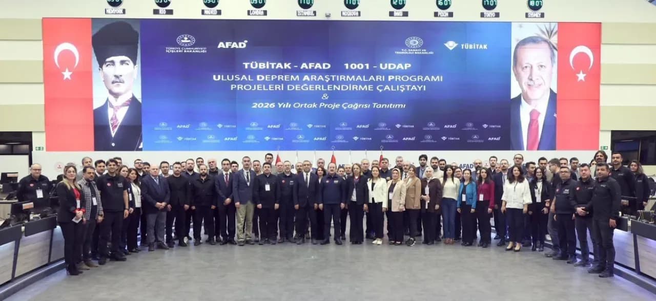 AFAD ve TÜBİTAK UDAP Çalıştayı Ankara'da Gerçekleştirildi