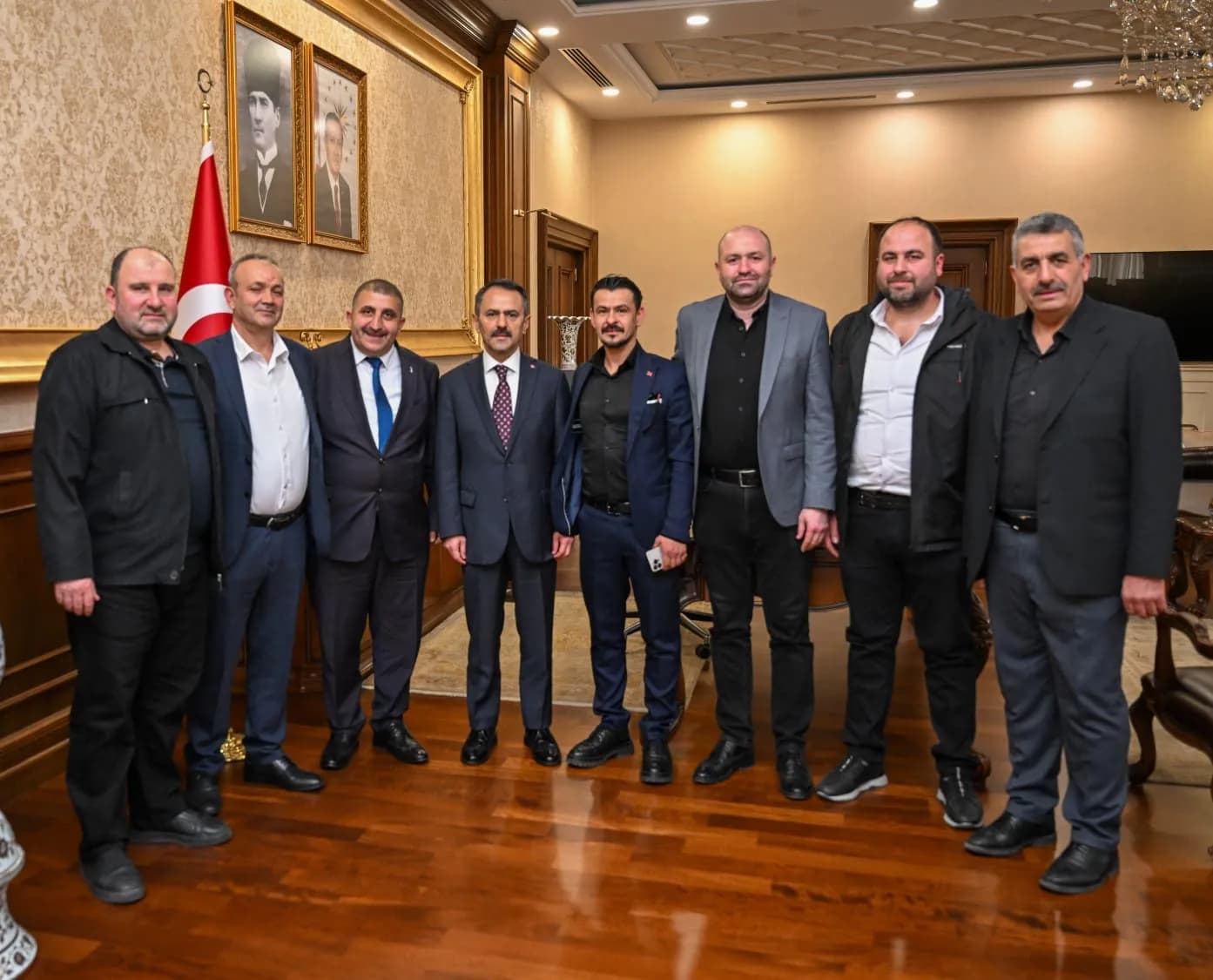 Pazarcılar Odası’ndan Vali Aktaş’a Ziyaret