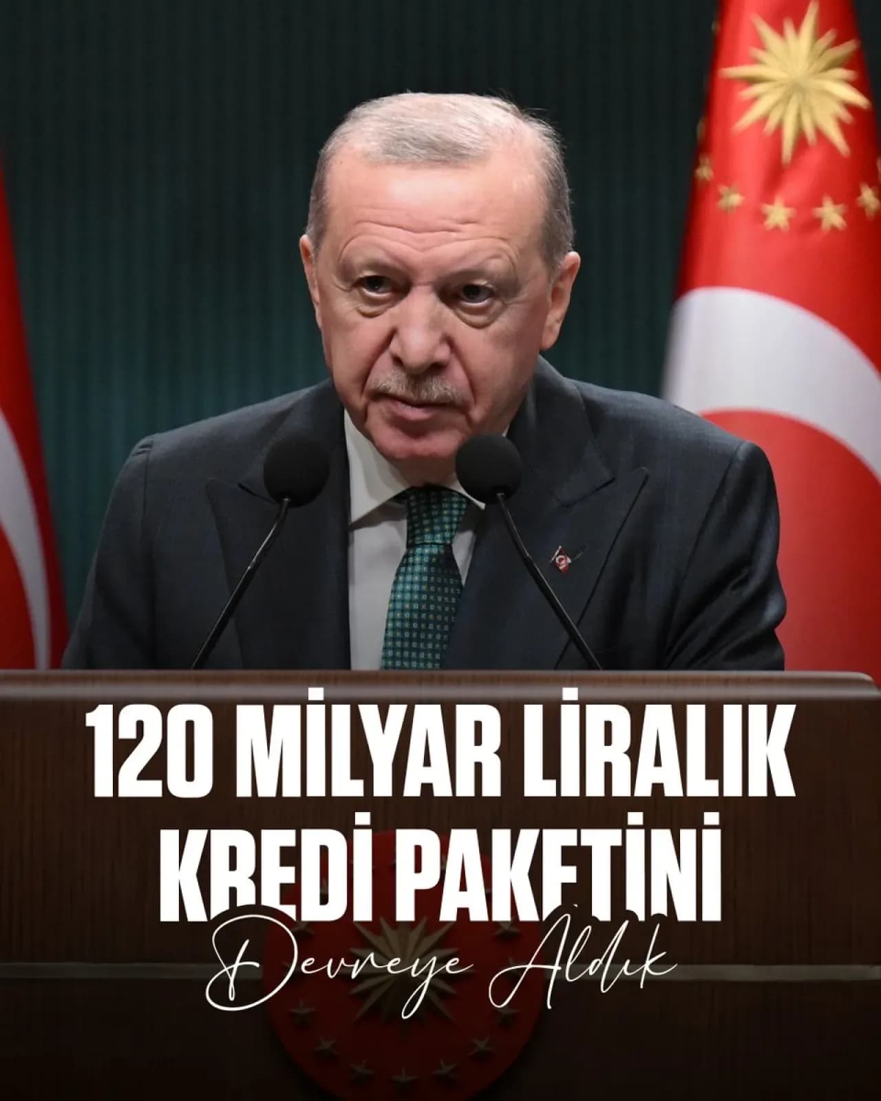 Erdoğan'dan Turizm ve İhracata 120 Milyar Liralık Kredi Desteği