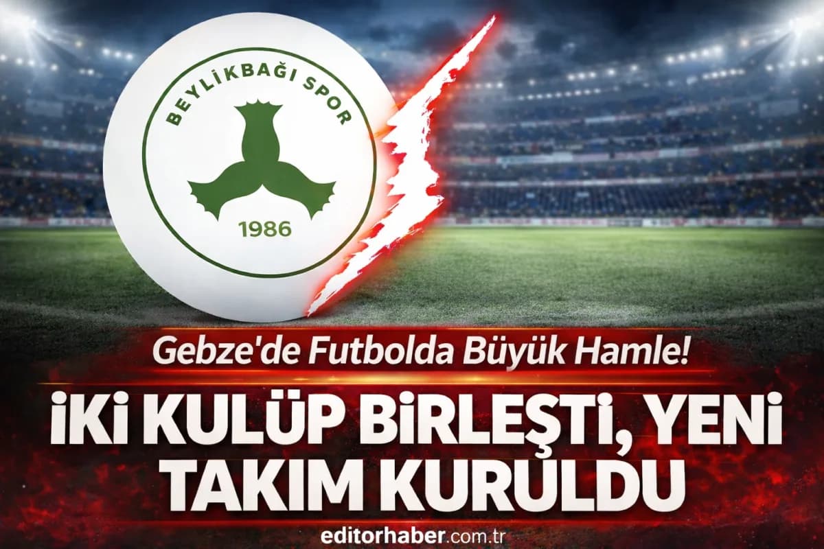 Gebze’de Futbolda Büyük Hamle! İki Kulüp Birleşti, Yeni Takım Kuruldu