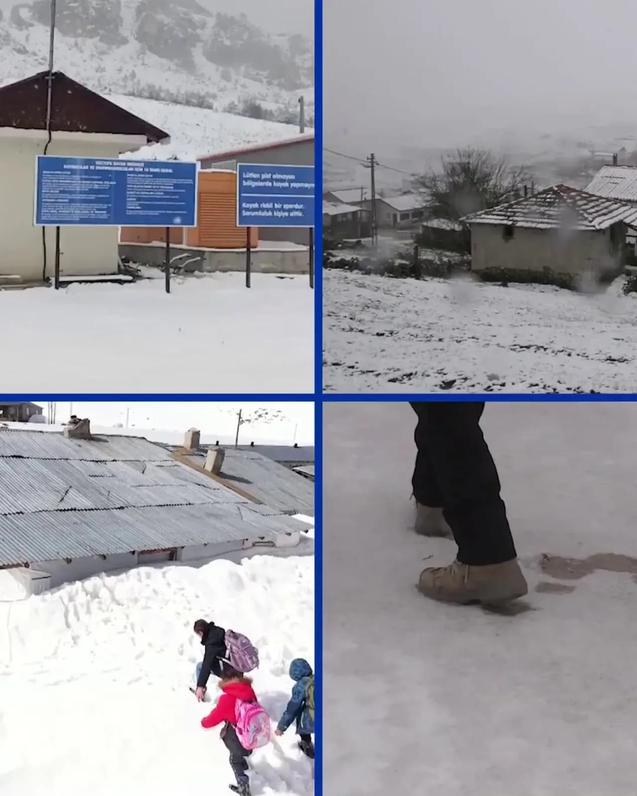 Nisan'da Kar Bastı: 5 İlin Yüksek Kesimleri Beyaza Büründü