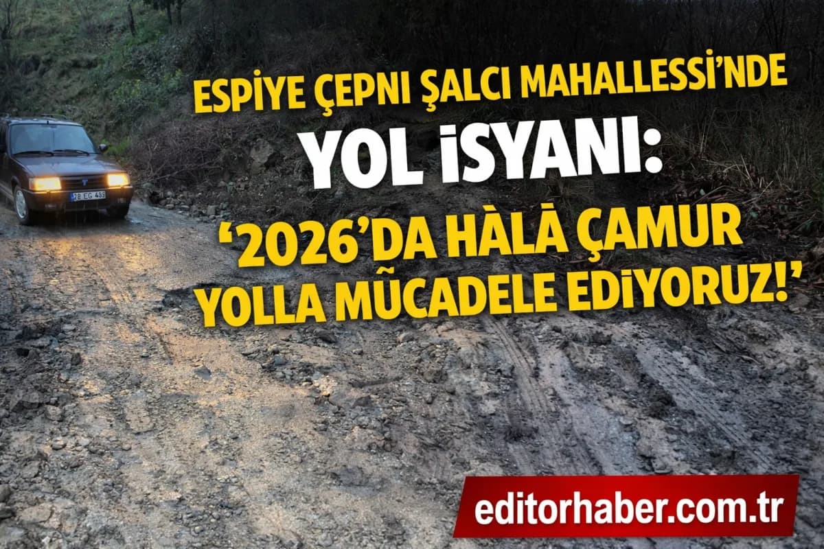 Şalcı Mahallesi ayağa kalktı: “Bu yol değil, çile yolu!”