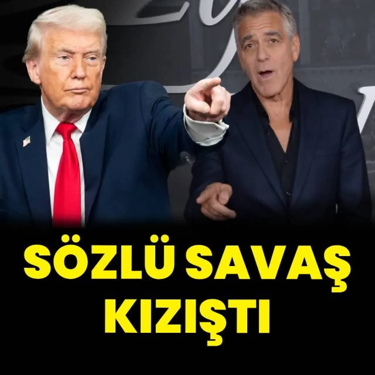 George Clooney ile Donald Trump Arasında Savaş Suçlusu Polemiği Alevlendi