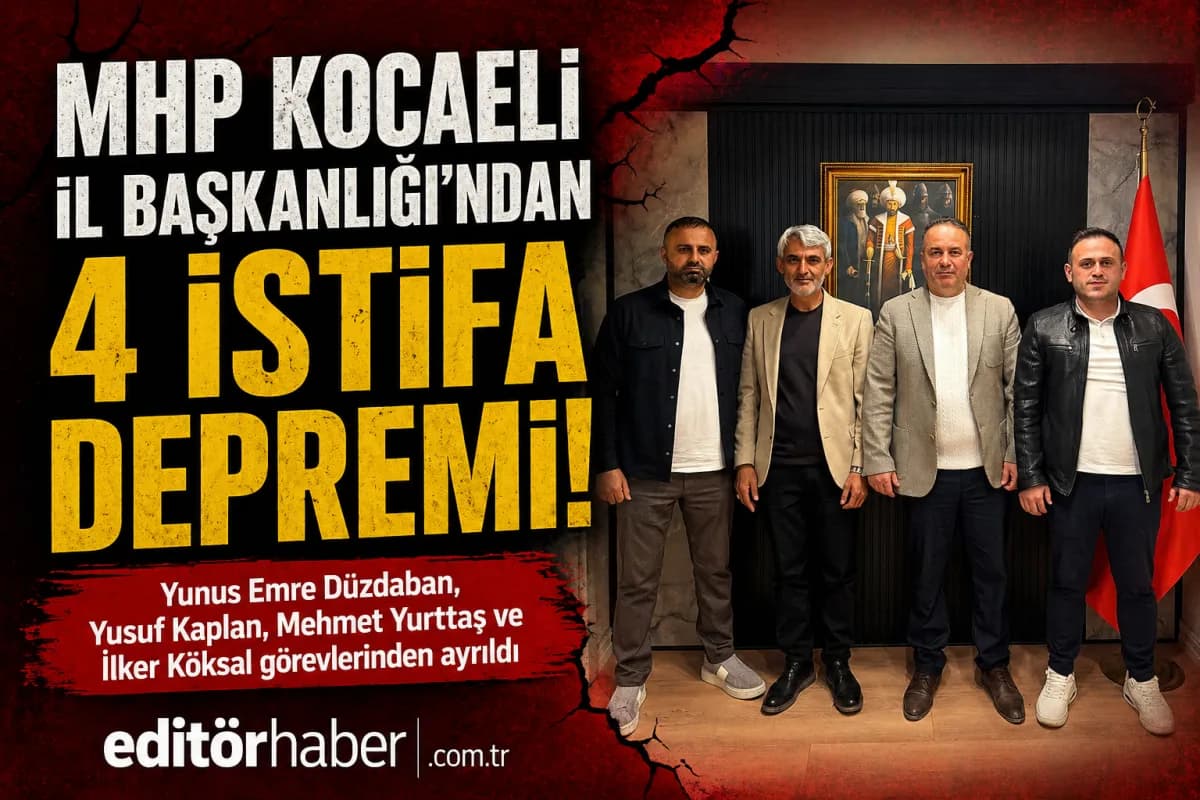 MHP Kocaeli’de istifa dalgası: 4 il başkan yardımcısı görevinden ayrıldı