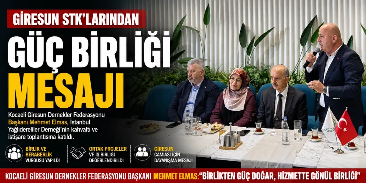 Giresun STK’larından İstanbul’da Güç Birliği Mesajı