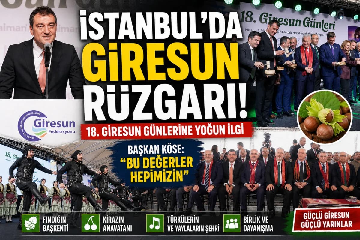 İstanbul’da Giresun Rüzgarı: Hemşehri Buluşması Kültür Şölenine Dönüştü
