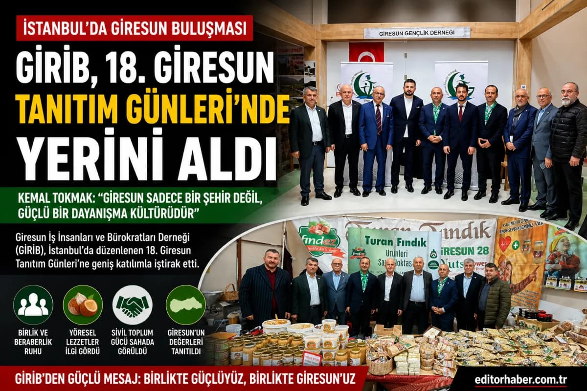 GİRİB, İstanbul’daki Giresun Günleri’nde Güçlü Katılım Sağladı