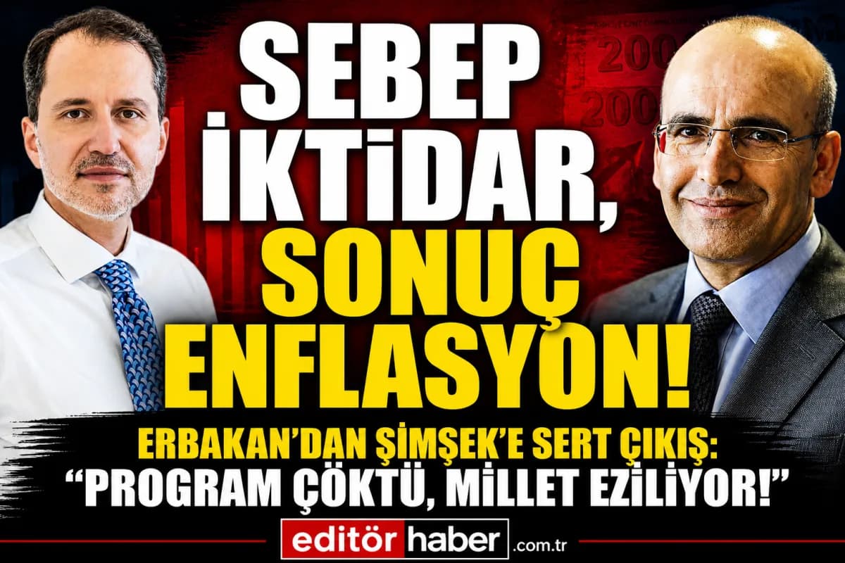 Fatih Erbakan’dan İktidara Sert Çıkış: “Sebep AK Parti, Sonuç Enflasyon!”