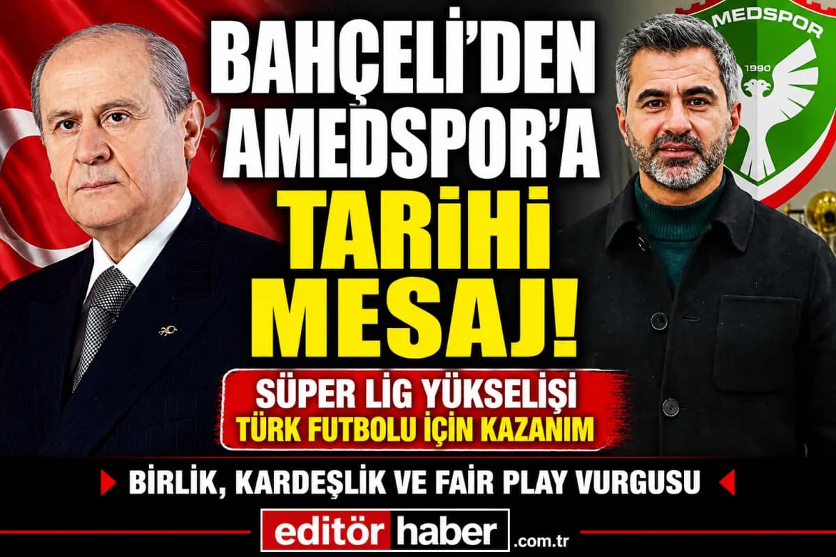 Devlet Bahçeli’den Amedspor’a Tebrik Mesajı