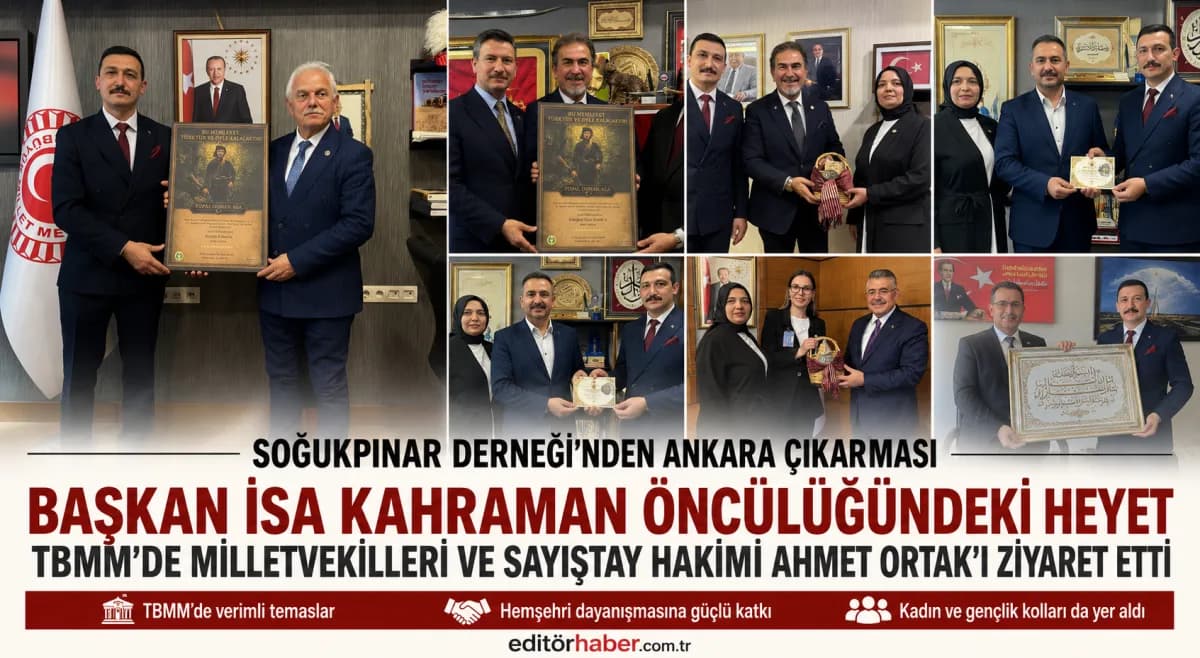 Soğukpınar Derneği’nden TBMM’ye anlamlı ziyaret