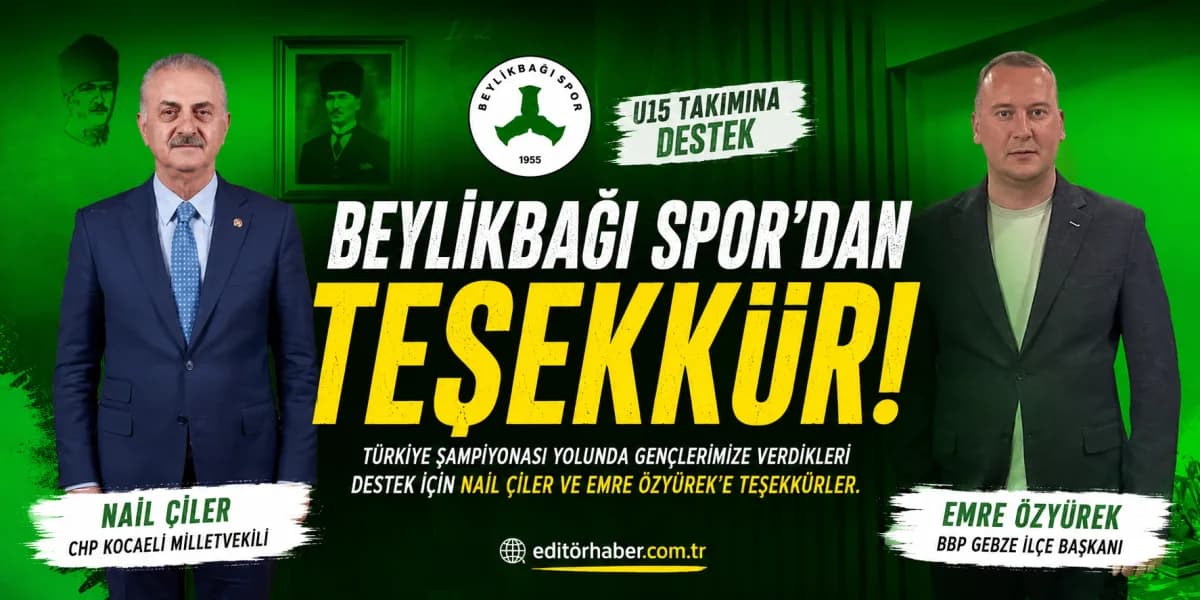 Beylikbağı Spor’dan Türkiye Şampiyonası Öncesi Destek Teşekkürü
