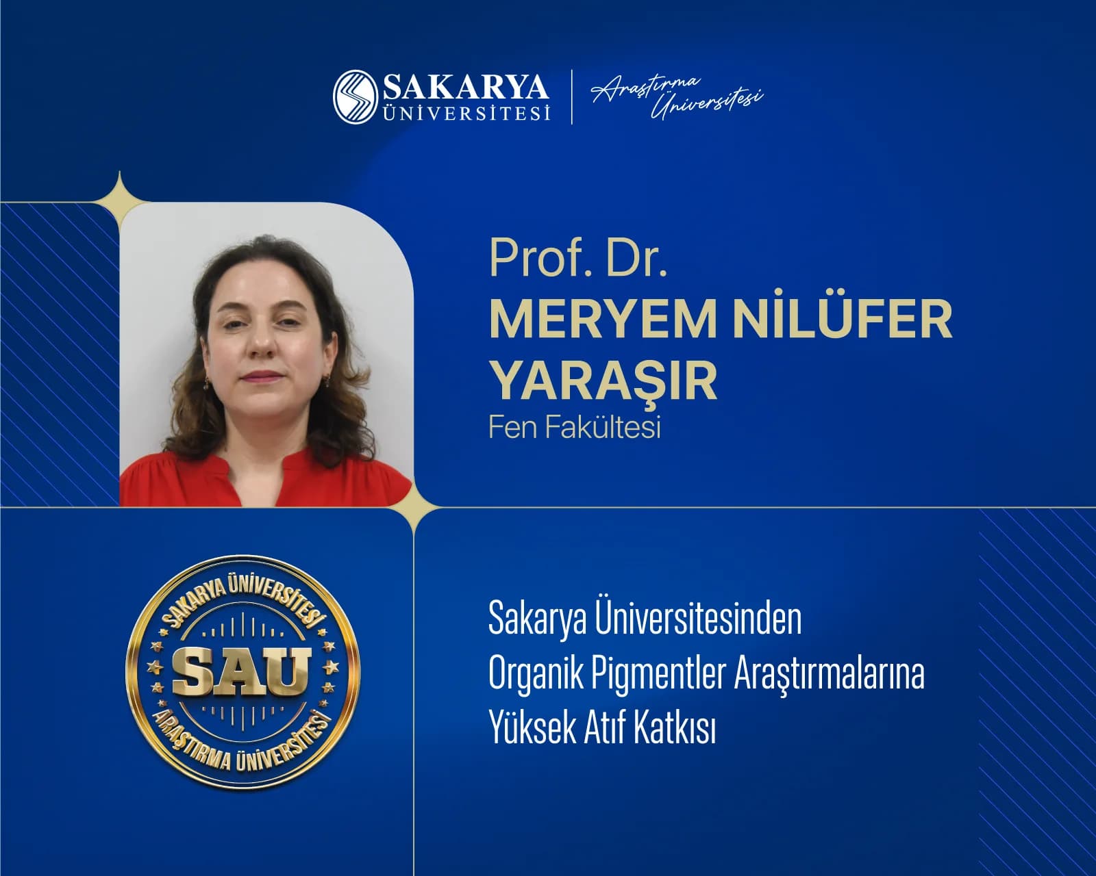 Sakarya Üniversitesi’nden Organik Pigmentler Araştırmalarına Yüksek Atıf