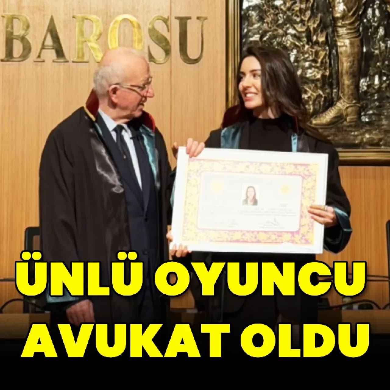 Ünlü Oyuncu Selin Türkmen Avukat Oldu