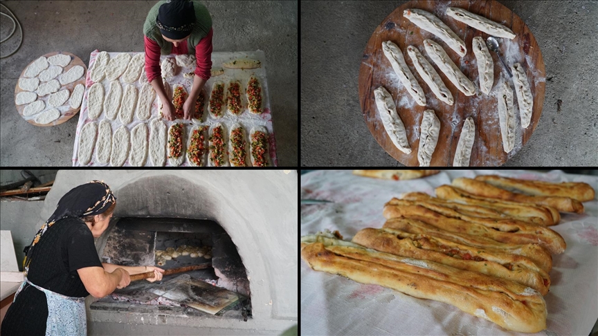 Çorum'un Çampınar Köyünde Asırlık Taş Fırın Geleneği Yaşatılıyor