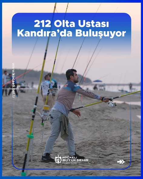 Kandıra Uzunkum Sahili'nde Uluslararası Oltacılar Buluşması