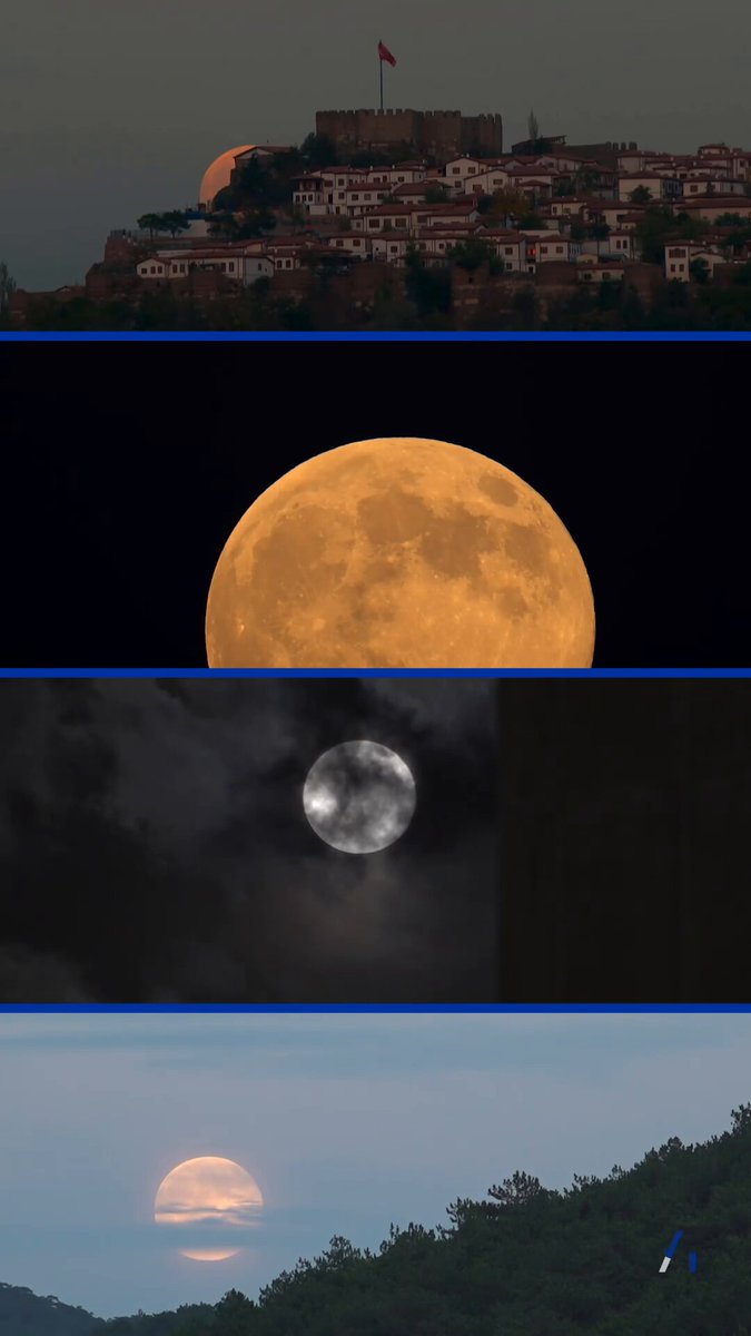 Kunduz Ayı Dolunayası Dünyanın Birçok Yerinde Görüntülendi