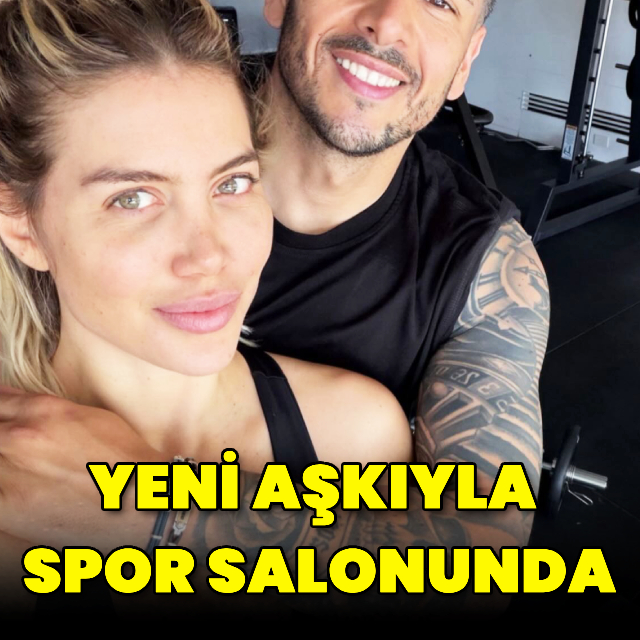 Wanda Nara ve Martin Migueles'ten Spor Salonunda Poz