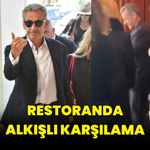 Nicolas Sarkozy Cezaevi Sonrası Restoranda Alkışlarla Karşılandı
