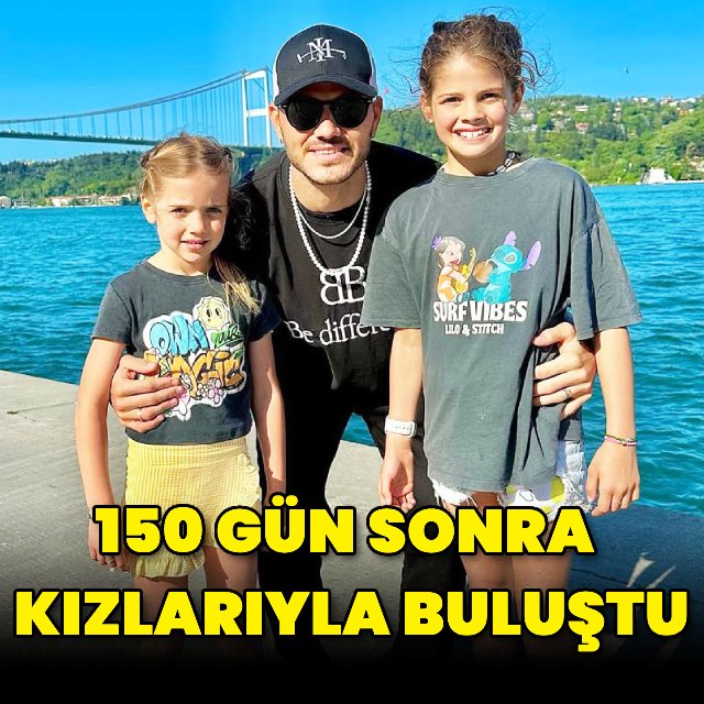 Mauro Icardi, 150 Gün Sonra Kızlarıyla Buluştu