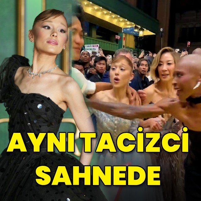 Ariana Grande'ye Kırmızı Halıda Saldırı