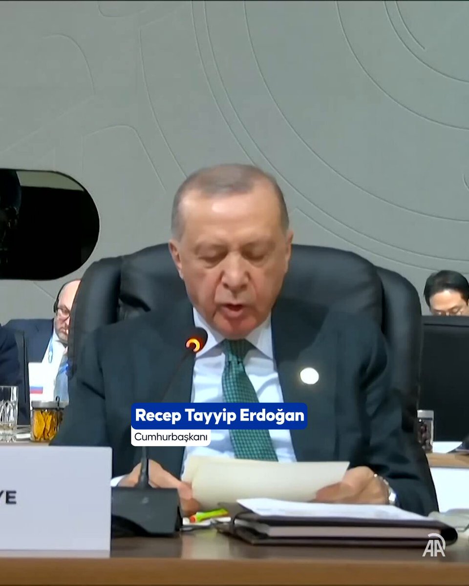 Erdoğan, G20 Zirvesi'nde Küresel Ticaretin Canlanması ve Adil Borç Yapılandırması Çağrısı Yaptı