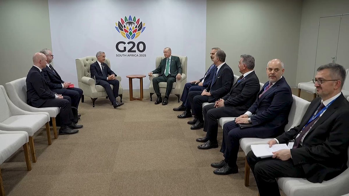 Erdoğan, G20 Zirvesi'nde Kanada Başbakanı Carney ile Görüştü