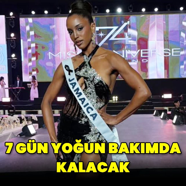 Miss Universe Yarışmasında Sahne Kazası: Miss Jamaica Hastaneye Kaldırıldı