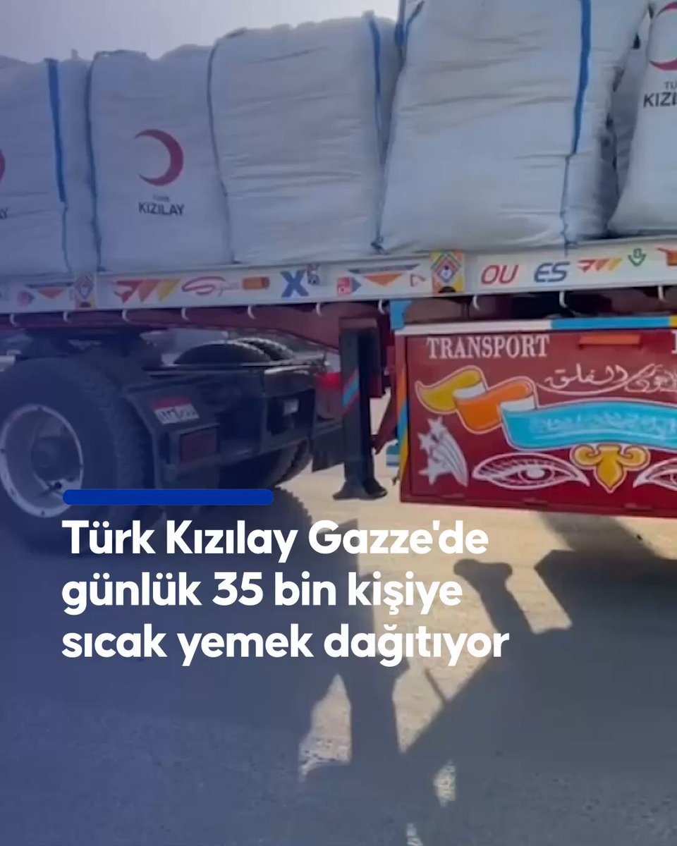 Türk Kızılay, Gazze'de Günlük 35 Bin Kişiye Sıcak Yemek İkmali Yapıyor