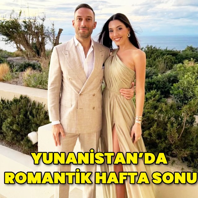Allan Hakko ve Pelin Uluksar, Yunanistan'da Düğün Töreninde Romantik Anlar Yaşadı