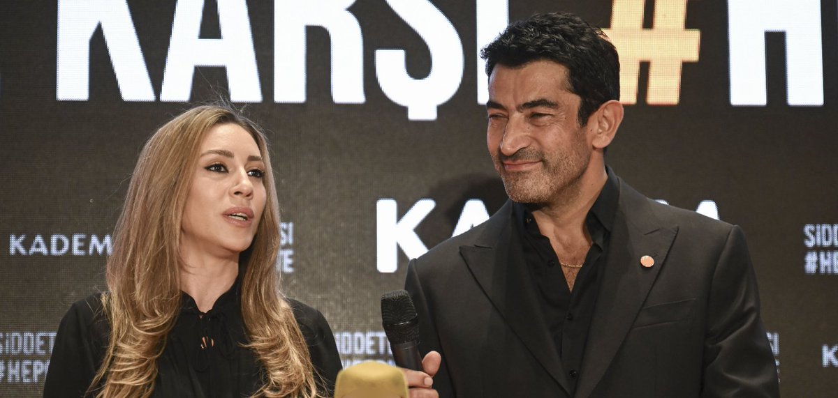 Kenan İmirzalıoğlu ve Sinem Kobal, Kadına Şiddetle Mücadele Kampanyasına Destek Verdi