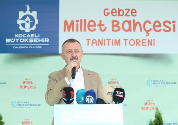 Gebze Millet Bahçesi Tanıtım Töreniyle Açıldı