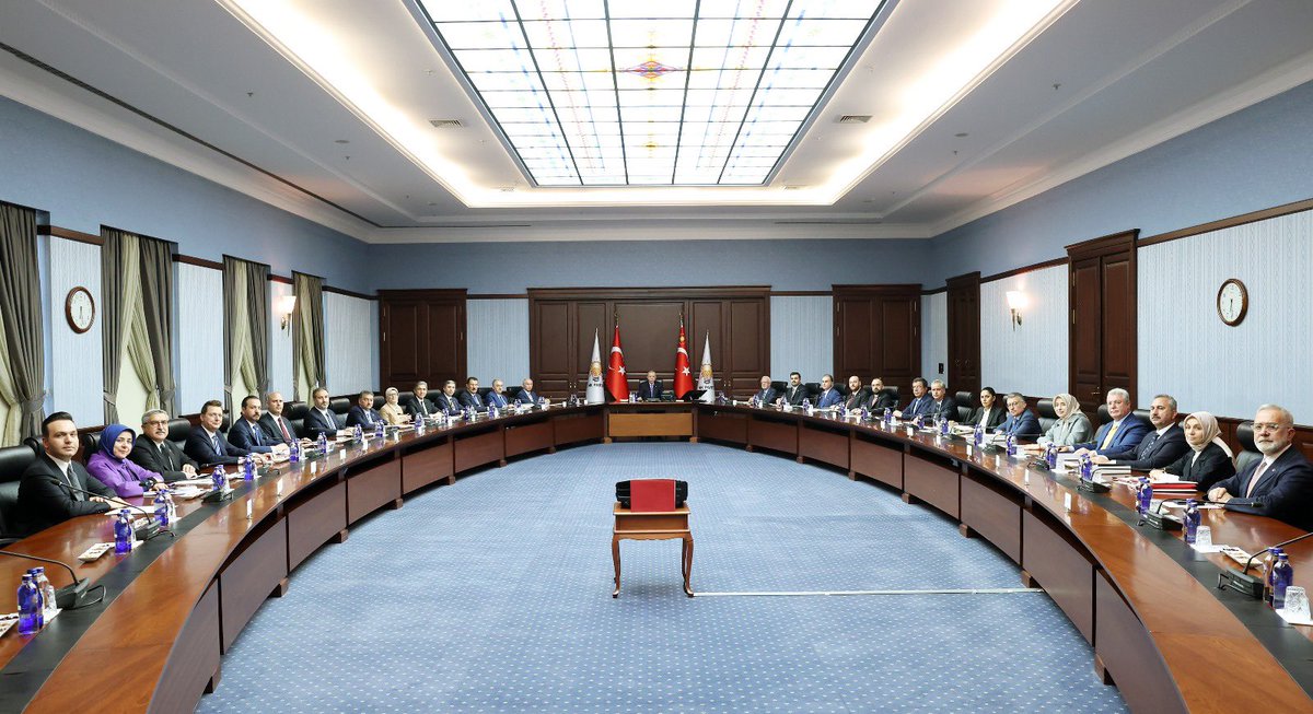 AK Parti MYK Toplantısı Cumhurbaşkanı Erdoğan Başkanlığında Gerçekleşti