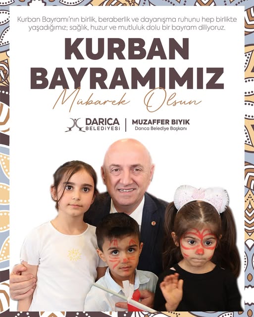 Darıca Belediyesi'nden Kurban Bayramı Mesajı