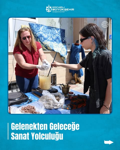 KOMEK Doğal Boya Workshop ile Kültürümüzü Yaşatıyor