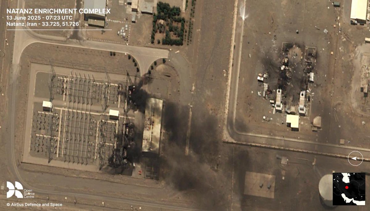 İran Natanz Nükleer Tesisi İsrail Saldırısıyla Hasar Gördü